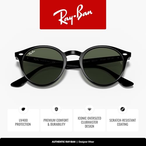 Image of Ray-Ban RB2180F Round Sunglasses for Men for Women