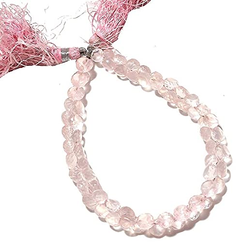 Perles quartz rose 6mm pour créer vos bijoux bohèmes et colliers d'été