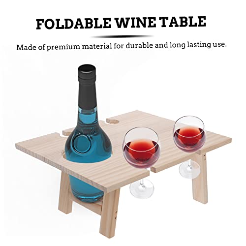 Outanaya Mesa De Vinho Dobrável Mesa De Piquenique Portátil Mesa De Piquenique Ao Ar Livre Mesa De P