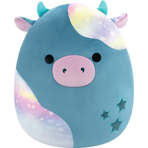 Squishmallows Original 24in Presto The Teal Galaxy Cow Official Jazwares Plush (Jumbo)