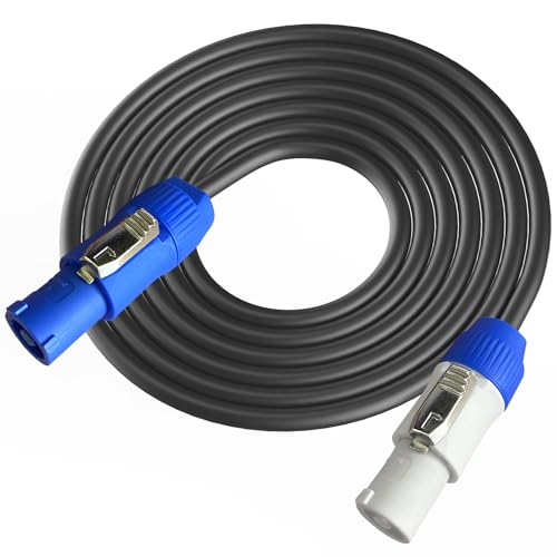 Câble d'extension d'alimentation PowerCon 12 AWG pour éclairage de scène et concerts