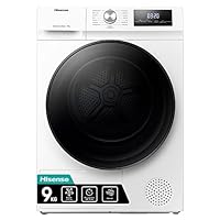 Hisense DHQA902U Asciugatrice A Pompa Di Calore Con Ion Tech, 9 Kg, A++, Oblò Nero, Big Display,...