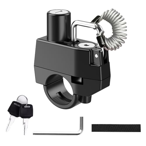 Motorcycle Helmet Anti-Theft Lock for Specialized S-Works Evade 3, Aluminum Alloy Security Helmet Lock, Tamper-Resistant Design with 2 Keys, Durable and Scratch-Resistant