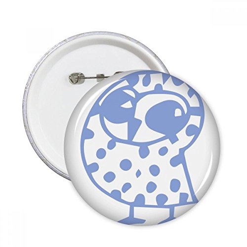 Badge bouton oiseau multicolore décoration vêtement tissu pins animal mignon pour customisation
