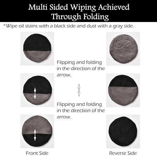 Image of Microfiber Car Screen Cleaner Car Accessories Cleaning Pad Multi-Purpose Car Touch Screen Cleaner Cloth Household Cleaning Tool, Rounded-Shaped