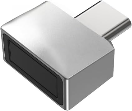 USB C Fingerprint Reader for Hello, Biometric Fingerprint Login Security Lock, 0.05s 360 Sensor Security Device Login, for Instant Access, No Password Login