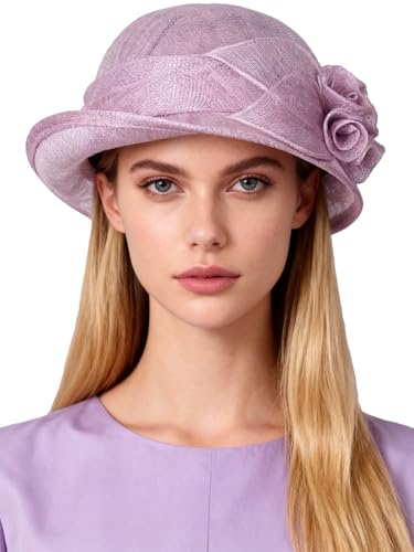 Sombrero de fiesta floral Himersport color lila