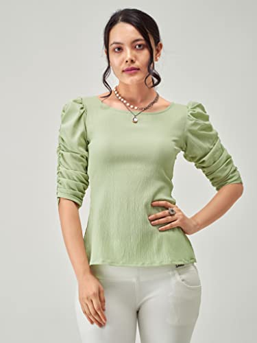 Image of AASK Casual Solid Women Top