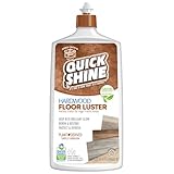 Quick Shine Hardwood Floor Luster-Polish 27oz | Plant-Derived w/Carnauba | Safer Choice, No PFAS, pH Neutral | Ready to Use Formula w/Anti-Slip Technology | Simply Squirt & Spread | Made in USA