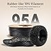 LOTACTREE Black TPU Filament 1.75mm 250g (0.55lb), 95A Flexible Rubber-Like 3D Printer Filament, High Elasticity TPU Filament+/-0.03mm Accuracy