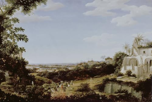 Affiche les ruines d'Olinda Frans Post impression toile décoration murale