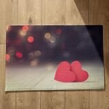 Isdreem Alfombra para La Puerta De Entrada Felpudo Personalizado Familia Amar Alfombra Cocina Lavable Algodon Felpudo Entrada Casa Oferta, 40x60cm
