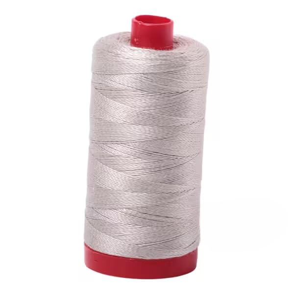 Aurifil Cotton Mako Thread 50 - Mini carretes de peso rojo oscuro