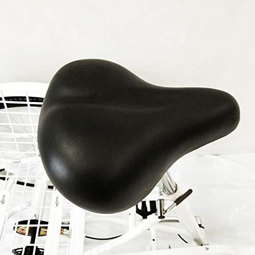 RibasuBB 20 inch fiets met mand, 3 wielen 1-versnelling driewieler voor volwassenen fiets volwassenenfiets met mand - Afbeelding 4