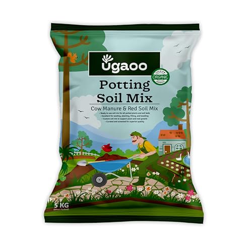 Ugaoo Ready-to-Use Potting Soil for Plants 5 Kg | Organic Potting...