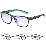 【Duradero y cómodo】 Material de marco de nailon TR90 ultra liviano y flexible para una mayor durabilidad y un uso cómodo a largo plazo. El diseño de marco informal ofrece la mejor comodidad para usted, por lo que puede usar durante mucho tiempo sin sentir fatiga ni molestia.