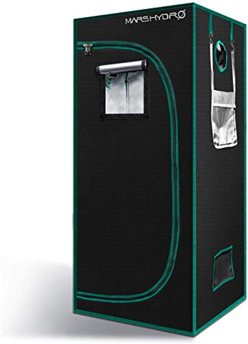 MARS HYDRO Grow Tent 2x2 Lightproof 1680D Canvas Mylar Hydroponic Grow Tents Indoor