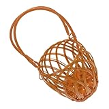 Construction robuste : fabriqué à partir de plastique tissé, il offre une protection fiable pour vos bouteilles de vin pendant le transport, accessoire de panier de pique- , panier mural suspendu