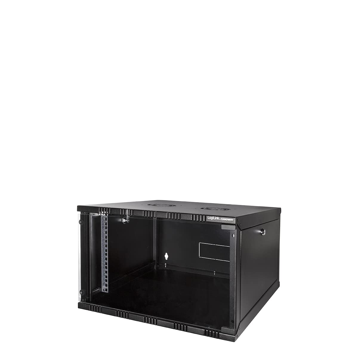LogiLink W06A40B étagère 50 kg Rack monté sur le mur 6U Noir - Étagères (50 kg, Rack monté sur le mur, 6U, Noir, 48,3 cm (19"), 540 mm)