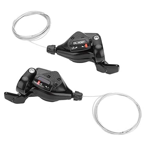 VGEBY 1 Paar Fahrradschalthebel, Links-/Rechtsschalthebel Dreifach 3X7/8/9-Gang-Fahrradgetriebe Mountainbike-Schalthebel Cover