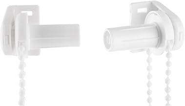 Janela de Suporte de Cortina de Rolo, Cortina de Rolo Klemmfix de 17 Mm, Kit de Montagem de Reparo de Cortina de Rolo de Substituição de Corrente de Cortina de Rolo Com Corrente