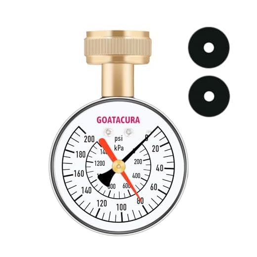 Can you connect a pressure washer to a kitchen tap GOATACURA Water Pressure Test Gauge