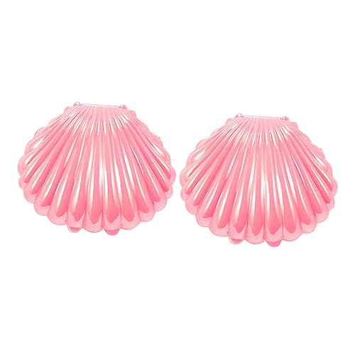 Scatola Portaoggetti Per Artigianato Contenitore in Conchiglia 2 Pezzi Decorazione Da Tavolo in Simulata