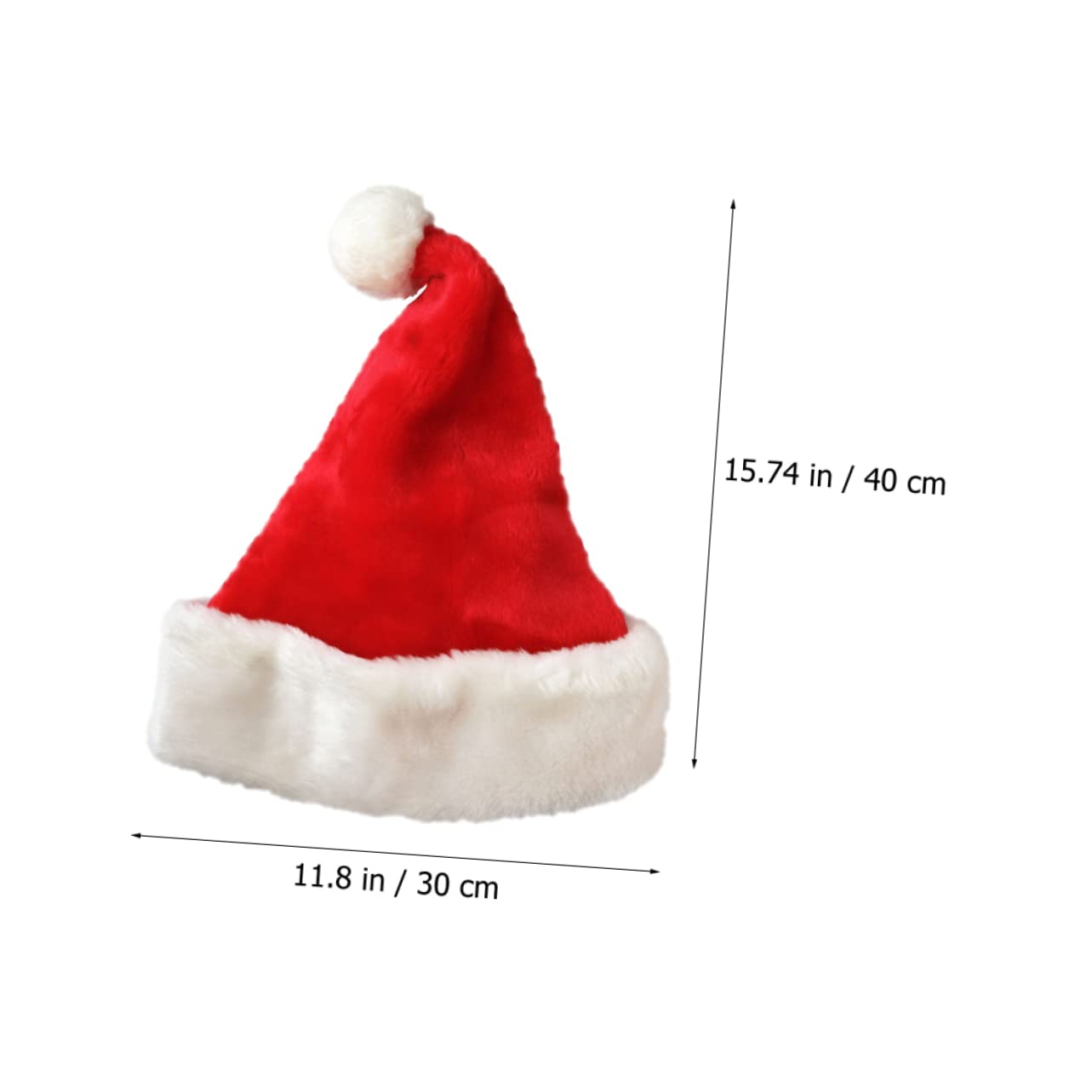 PRETYZOOM 12 Piezas Gorro Navideño De Papá Noel Sombreros De Navidad Sombrero De Invierno De Navidad Sombrero De Traje De Santa Adorno De Árbol De Navidad Sombreros De Papá Noel Felpa