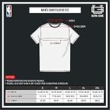 Ultra Game NBA Męska oficjalna, standardowa i supermiękka koszulka na dzień meczu