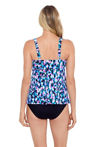 Womens Triple Tier Tankini Top3
