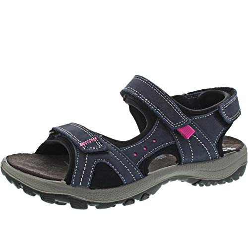 109541-305911 Lake Navy Womens Walking Sandals 36