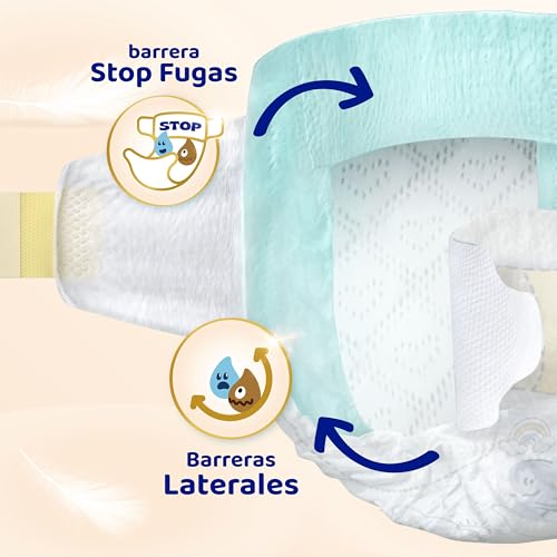 Dodot Pañales Bebé Sensitive Talla 4, 172 Pañales, 9kg - 14kg, Óptima Protección de la Piel de Dodot - Imagen 8