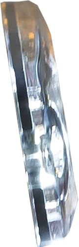 Miniatura 6 de Buyers Products 8892242 - Luz estroboscópica LED ultrafina de 4.5 pulgadas, ámbartransparente, 4 LED, patrones de flash síncronos y alternos, luz de