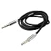Produktbild Bluelans® 1m Klinkenkabel für AUX Eingänge, 3.5mm auf 3.5mm Stereo Klinkenkabel mit vergoldeten Steckern (Schwarz)
