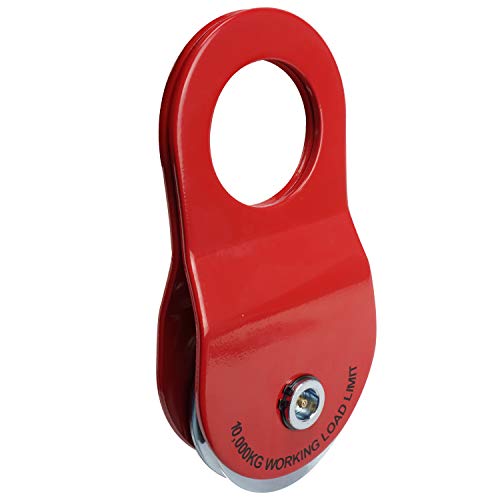 Ayleid 10T Winch Snatch Block Pulley, 22,000 Lb Capacity,Offroad Recovery Accessory For Winch,Truck,Atv&Utv,Black #TOP4