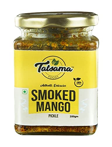 Tatsama Foods Homemade Preservatives Free Smoked Mango Pickle(Kaccha Aam)-200Gm(Pack Of 1) (B0BRSQSDR9) Amazon Price History, Amazon Price Tracker