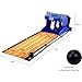 YLANMEI Electronic Bowling Alley Game with Automatic Reset, Indoor Bowling Ball Sports Game Console with LED Electronic Scoreboard, Lighting, Simulation Sound Effect, for Children and Adults 2m