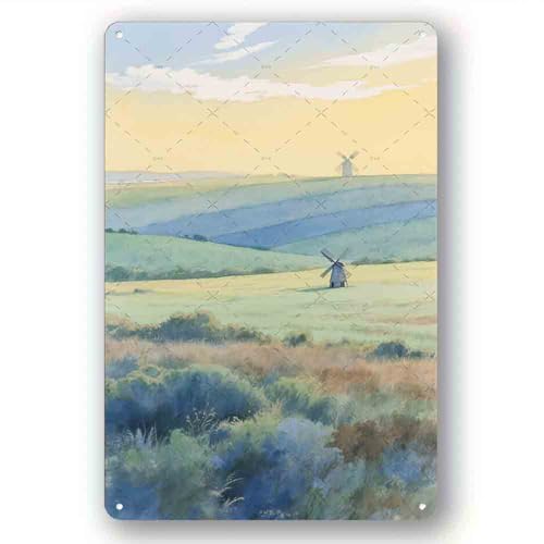 Retro Tin Sign Funny Landscapes near Arnhem Mens Womens Decorative Aluminum Sign Wall Sign Bar...