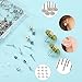 Mr. Pen - Earring Posts & Backs, 300 pcs, Silver & Stainless Steel, Stud Earring Posts for Jewelry Making