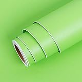 LaCheery 15.8x80in Solid Color Matte Textured Vinyl Peel and Stick Temporary Wallpaper Decorative...