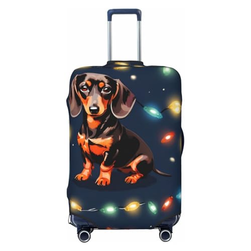 Corgi Cute Dog Print Fashionable Suitcase Cover Personalized Luggage Protector for Travel and Business