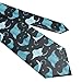 WILL BUDXEG Cute Stingrays Sea Animals Blue Stingray Mens Novelty Necktie Ties Funny Neckties Fashion Neck Ties