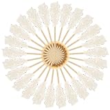 White sugar sticks individually wrapped perfect for coffee tea and drinks, barista swizzle sticks and rock candy crystals, 25 pieces