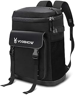 Vogshow 30L Large Cooler Backpack, Insulated Picnic Backpack Hamper Lunch Bag, Multipurpose Cool Bag Rucksack for Camping, Family Outdoor, BBQ, Shopping, Travelling, Fishing and Beach