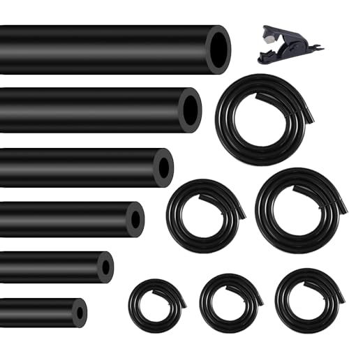Tuyau de Vide en Silicone 3/4/5/6/8/10mm de Diamètre Intérieur, 2M, 6 Pièces, 130PSI, Kit de Tuyaux de Vide pour Moteur Automobile, Air et Eau
