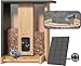 Produktbild NETVUE by Birdfy Vogelfutterhaus mit Kamera zur Live-Beobachtung Nachtsicht, Solarbetrieb Bambus WLAN Vogelfutterstation für automatische Videoaufzeichnung bei Vogelbesuch