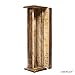 Hosley Hand-Carved Wooden Incense Stick Holder Tower – Tall Decorative Burner Box with Hinged Door for Aromatherapy, Meditation, Yoga, Home & Office Décor (Includes 20 Incense Sticks)