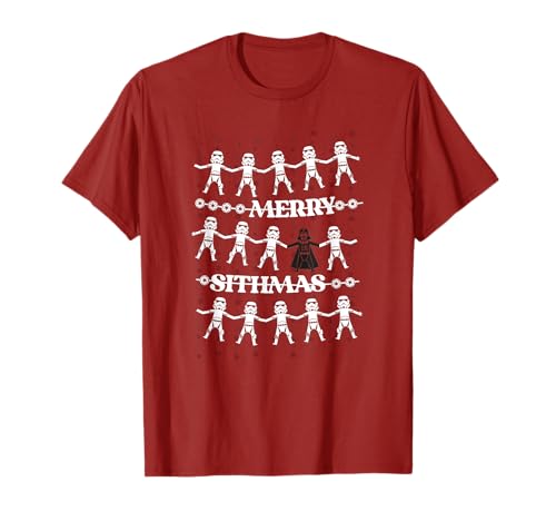 T-shirt Star Wars Noël Dark Vador pour éviter les pulls en laine