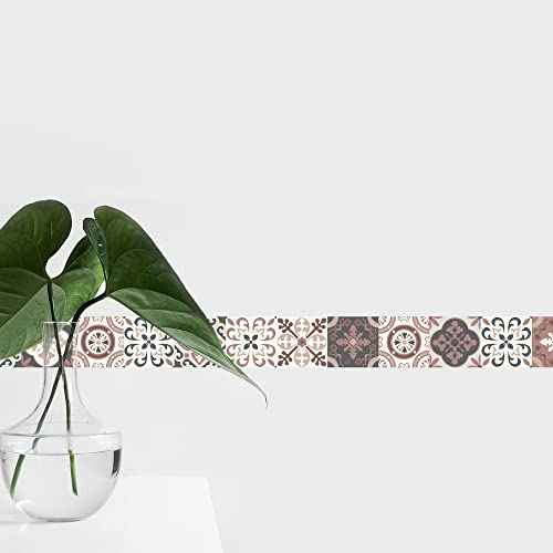 PLAGE selbstklebende Bordüren BORGATELLA RED