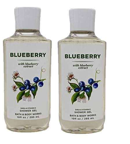 Bath and Body Works Blueberry Lot of 2 Shower Gels - Full Size